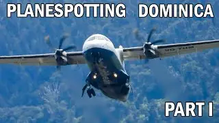 PLANESPOTTING DOMINICA || G450 | ATR 72 | E175 | E145 | FA8X | GLEX... | ISLAND Aviation - Part I 🇩🇲