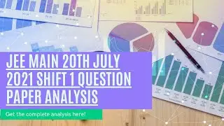 JEE Main 20th July 2021 Shift 1 Question Paper Analysis - First Reaction