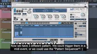 Cream - using loop points and pattern sequencer