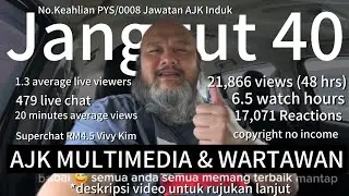 TERIMA KASIH 21,866 views 6.5k watch hours @JANGGUT 40