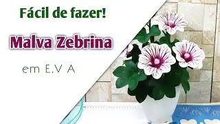 191 - ESSE VÍDEO É PRA VC QUE QUER FAZER UMA LINDA MALVA ZEBRINA - Professora Jociara