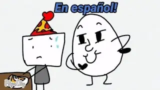 The PizzaEgg with Flumpty and Birthday boy blam En español