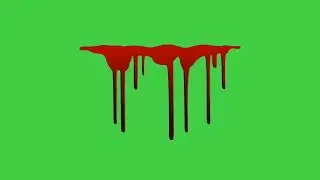 Blood! Green screen video! No copyright!
