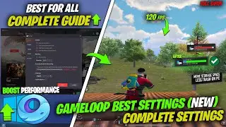 🔧How To Boost FPS, FIX Lag And FPS Drops In PUBG Mobile In Gameloop Emulator 2024📈✅| Best Settings