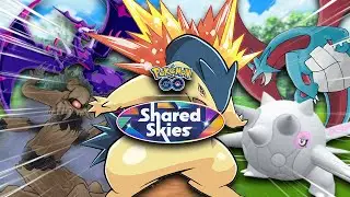 *NEW* SEASON OF SHARED SKIES: TRYING OUT 10 UPDATED POKÉMON! | Pokémon GO Battle League
