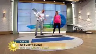 Så ska du träna när du är gravid – enkla övningar! - Nyhetsmorgon (TV4)