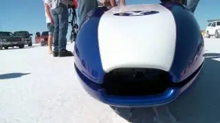 BYU electric streamliner sets world land speed record Sep 2011