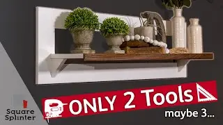 Build a unique shelf in a day | Easy woodworking project.