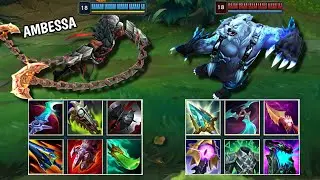 AMBESSA vs VOLIBEAR FULL BUILD FIGHTS & Best Moments!