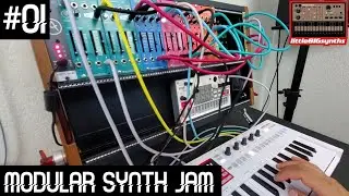 Eurorack Modular Synth Jam | Dreadbox Chromatic Series w/ Arturia Keystep Pro &  Volca Sample