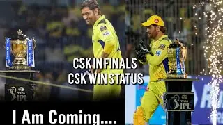 CSK WIN STATUS | CSK IN FINALS | CSK BEAT GT #msdhoni #msdhonistatus #cskstatus