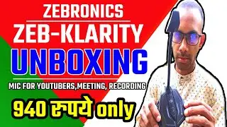 Teaser Of Unboxing | Zebronics | Zeb klarity | Mic for Gamer | youtubers