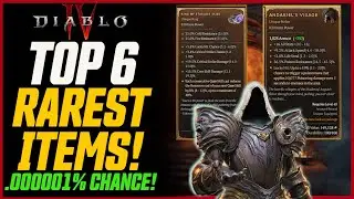 The RAREST Items In Diablo 4! Blizzard Confirms Insane Uniques & How To Get Them!!