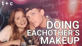 GIRLFRIEND DOES BOYFRIEND’S MAKEUP *CHALLENGE* | TIM & CAM