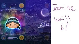 Ultimate Tsum Tsum - Jasmine Skill 6 - Gameplay