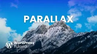 How to Add Scrolling Parallax Effect - No Plugin, No Code