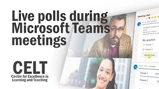 Live polls during a Microsoft Teams meeting