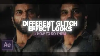 different glitch effect looks (+ how to use them) | after effects