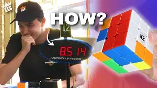 HOW did I solve it like THAT? 8.51s OFFICIAL Rubik's Cube Solve!