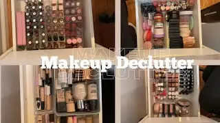 Makeup Declutter/Collection | Organizing & Decluttering Asmr