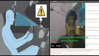 Driver Drowsiness Detection system using Python OpenCV and  machine learning