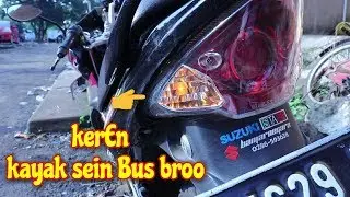 Bongkar Flasher Elektronik Kedipan Sein Bisa Diatur Keren | Satria FU
