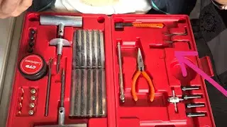CTR Heavy Duty Tire Repair Kit - 68pcs