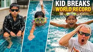 3 and 5-Year-Olds Break World Record Underwater