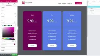 Price Table Addon- Flux Addons