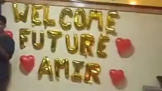 Welcoming Amir after BB surprise