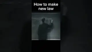 Scientific Method||How to make new law 