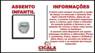 Assento Sanitário Infantil Astra Cicala
