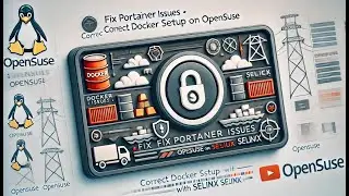 Correct Way to Install Docker & Portainer on openSUSE with SELinux | Fix Portainer Issues 
