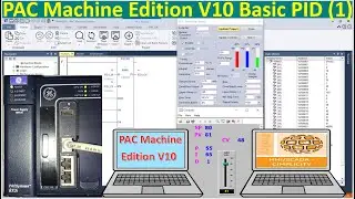 PAC Machine Edition V10 PID library block simulation| Emerson PLC & Software| PLC GE projects