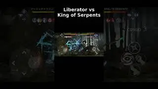 Liberator VS King Of Serpents | #shadowfight3 #shorts