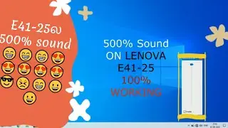 Lenovo E41-25 in 500% Sound Settings 😍😍😍😍😍😍😍😍😍😍😍😍😍-Tamil