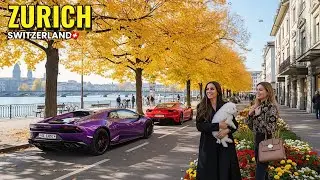 Most Expensive City in the World | Zurich Switzerland Walking Tour 4K