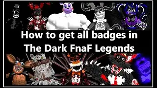 How to get all badges - The Dark FnaF Legends (Roblox) #fnaf #games #roblox  #fivenightsatfreddys
