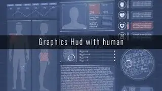 Graphics Hud with human | After Efects Project Files - Videohive template
