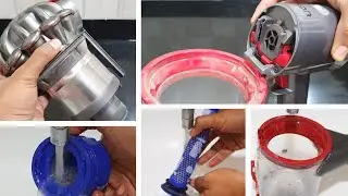 How to Clean Dyson V8 Absolute Vaccum Cleaner | @DIYBuddy