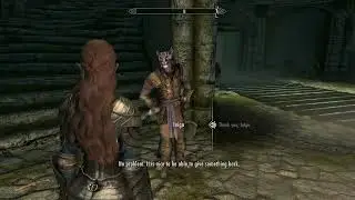 SKYRIM: Inigo gives me things he bought from the Khajiit Caravan!