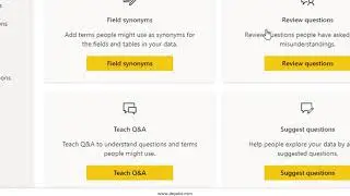 ابزار پرسش و پاسخ در پاور بی آی - QA PowerBi