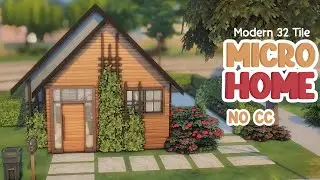 Modern Micro Home 🌹 Sims 4 Speed Build