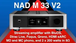 NAD M33 V2 streaming amplifier