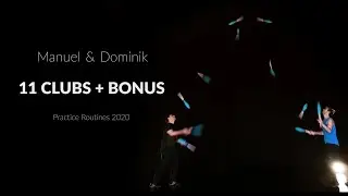Manuel & Dominik - 11 clubs - practice routines 2020