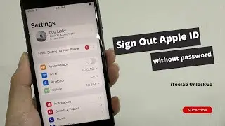 How to Sign Out of Apple ID on iPhone/iPad without Password in 2024 - iToolab UnlockGo