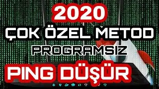 Ping Düşürme 2020  (%100 YÖNTEM)