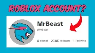 Does MrBeast have a Roblox account?