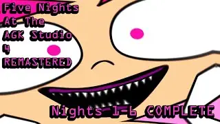 Five Nights at The AGK Studio 4 Remastered | Nights 1-6 COMPLETE [FNAF Fan Games 2024]