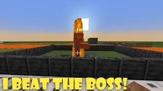 BEATING THE BOSS IN MOBFIGHTERS X!  (Minecraft)